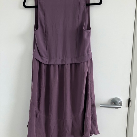 Aritzia Wilfred Vinaigrette Silk Dress in Mauve - Picture 5 of 5